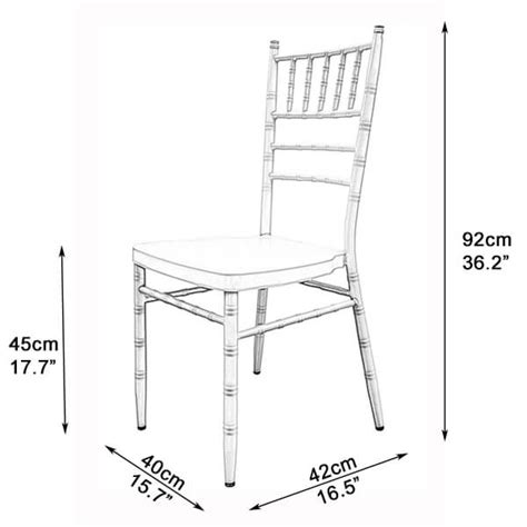 tiffany chair size.